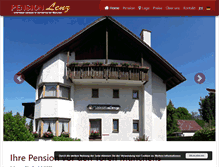 Tablet Screenshot of pension-lenz.de